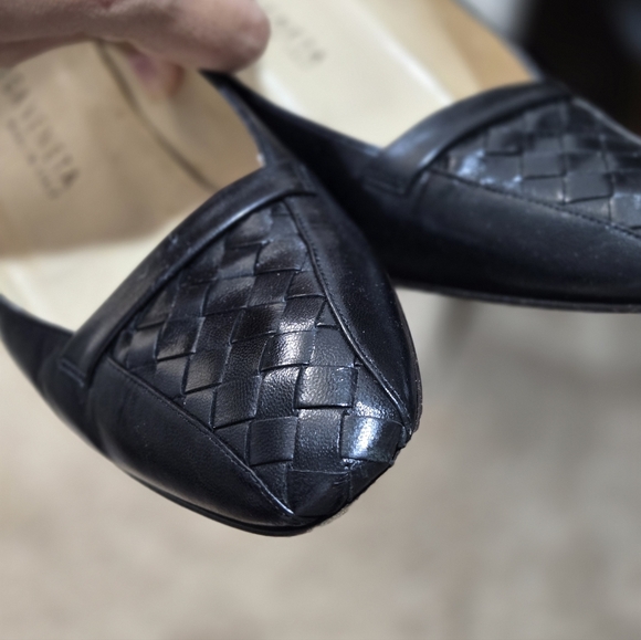Bottega Veneta Black Woven Shoes. Please Look At Flaws. Purse Not For Sale - Picture 11 of 11